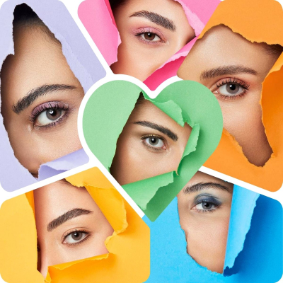 عدسات دايا اليومية 6 ألوان مختلفة الاصدار المحدود - 12 عدسة