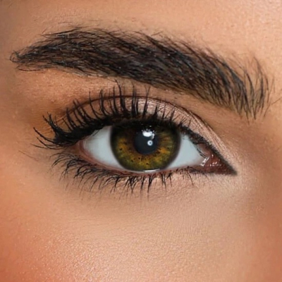 عدسات ديزيو فورايفير جرين جراي - عبوة من عدستين